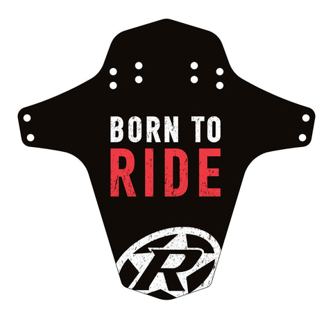 REVERSE Mudfender - Born to Ride (Black/Red) - GiraSykkel