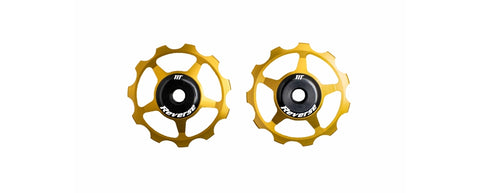 Reverse aluminium pulley set, for Colab, with sealed ball bearings