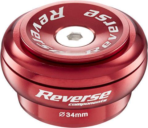 REVERSE Headset Twister Top Cup 1 1/8" (EC34|28,6) Red (Ahead) - GiraSykkel