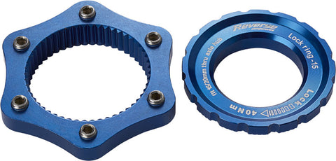 REVERSE Centerlock Adapter (Blue) - GiraSykkel