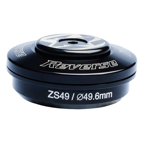 REVERSE Headset Base Top Cup 1.5"-1 1/8" (Black) ZS49/28,6 (Semi Int.) with Starnut - GiraSykkel