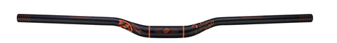 REVERSE Handlebar Lead 770mm Ø31,8mm/25mm Rise (Black/Fox-Orange) - GiraSykkel