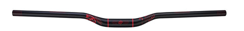 REVERSE Handlebar Lead 770mm Ø31,8mm/25mm Rise (Black/Red) - GiraSykkel