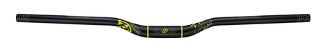 REVERSE Handlebar Lead 770mm Ø31,8mm/25mm Rise (Black/Yellow) - GiraSykkel