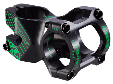 REVERSE Stem Black-ONE Enduro 50mm Ø31,8mm (Black/Neon-Green) - GiraSykkel