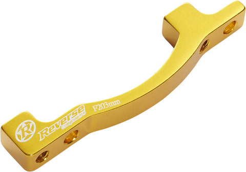 REVERSE Disc-Brake-Adapter PM-PM 203 FR (Gold) - GiraSykkel