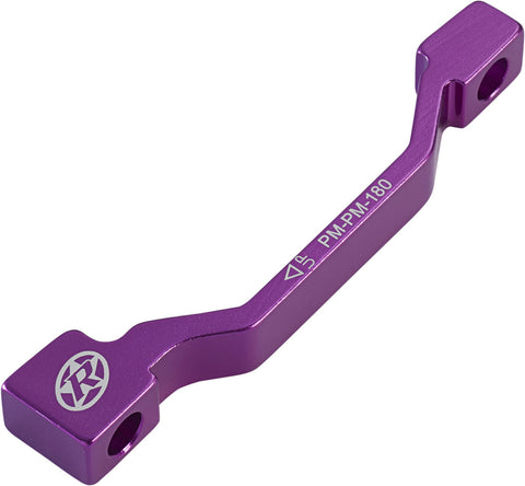 REVERSE Disc-Brake-Adapter PM-PM 180 FR+RE (Purple) - GiraSykkel
