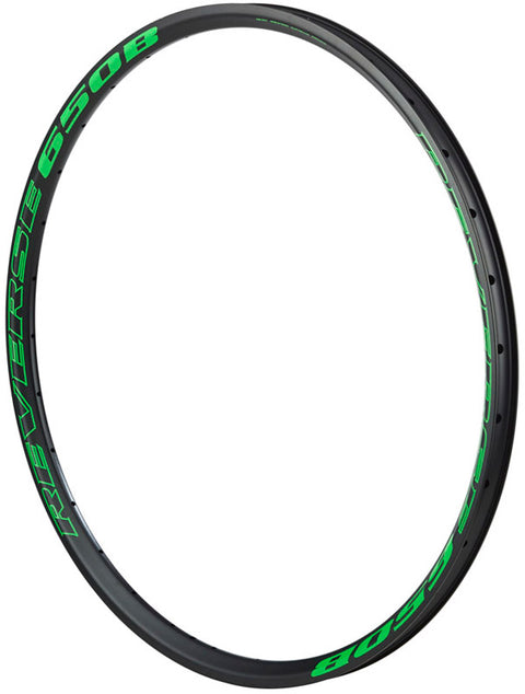 REVERSE Rim 650B AM/EN Dextro All. (Bl/Neon-Green) F/Valve Ø6,3, shoot peen, ERD 560,5mm++, 32 hole - GiraSykkel