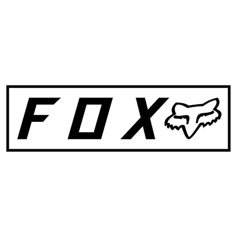 FOX BUMPER STICKERS [BLK] - GiraSykkel