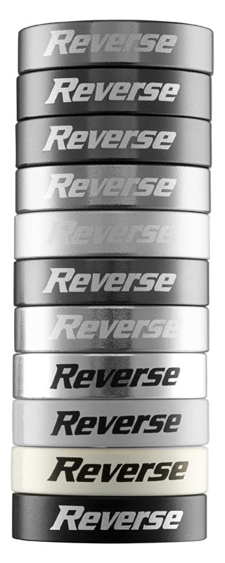 REVERSE Grip Clamping Ring Set Lock On (2 pcs./White) - GiraSykkel