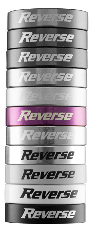 REVERSE Grip Clamping Ring Set Lock On (2 pcs./Purple) - GiraSykkel