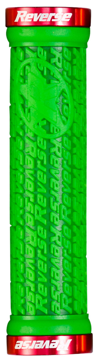 REVERSE Grip Stamp Lock On Ø30mm x 135mm (Green/Red) - GiraSykkel