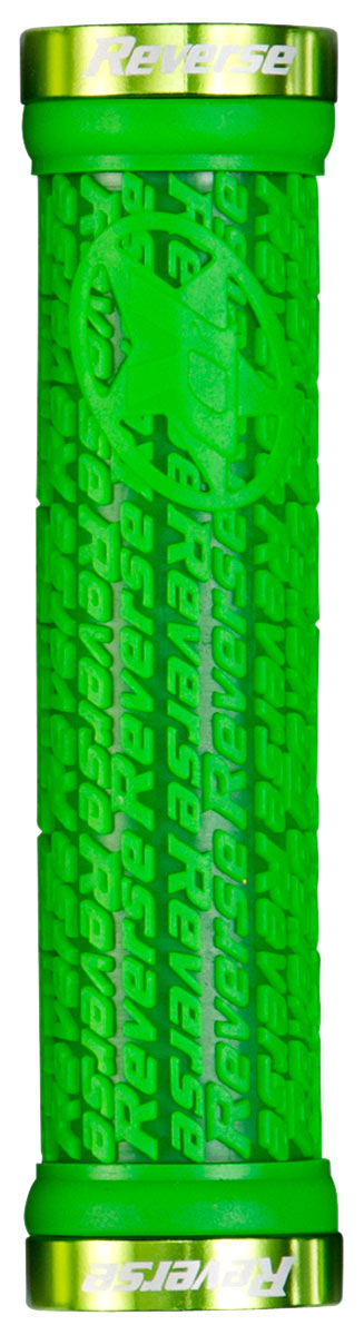 REVERSE Grip Stamp Lock On Ø30mm x 135mm (Green/Light-Green) - GiraSykkel