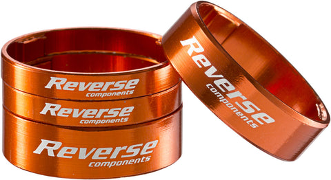 REVERSE Spacer Set Ultra-Light 1 1/8" (Orange) - GiraSykkel