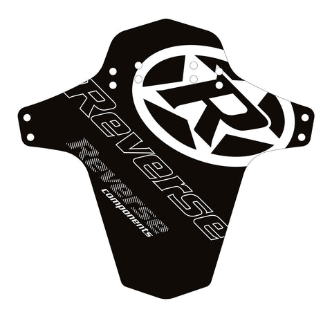 REVERSE Mudfender - Reverse Logo (Black/White) - GiraSykkel