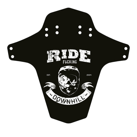REVERSE Mudfender - Ride Fucking Downhill (Black/White) - GiraSykkel