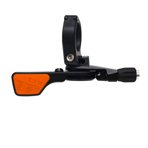 Loam Lever dropper post lever kit, 22.2 clamp, Grey/Orange - GiraSykkel